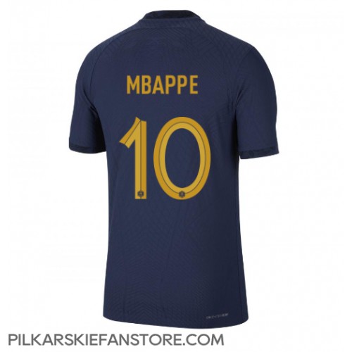Tanie Strój piłkarski Francja Kylian Mbappe #10 Koszulka Podstawowej MŚ 2022 Krótkie Rękawy
